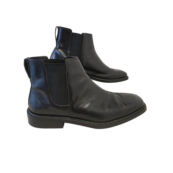 Cole Haan Mens Waterproof Chelsea Boots Shoe Sz 10.5M Black Leather Ankle Dress - Picture 1 of 14